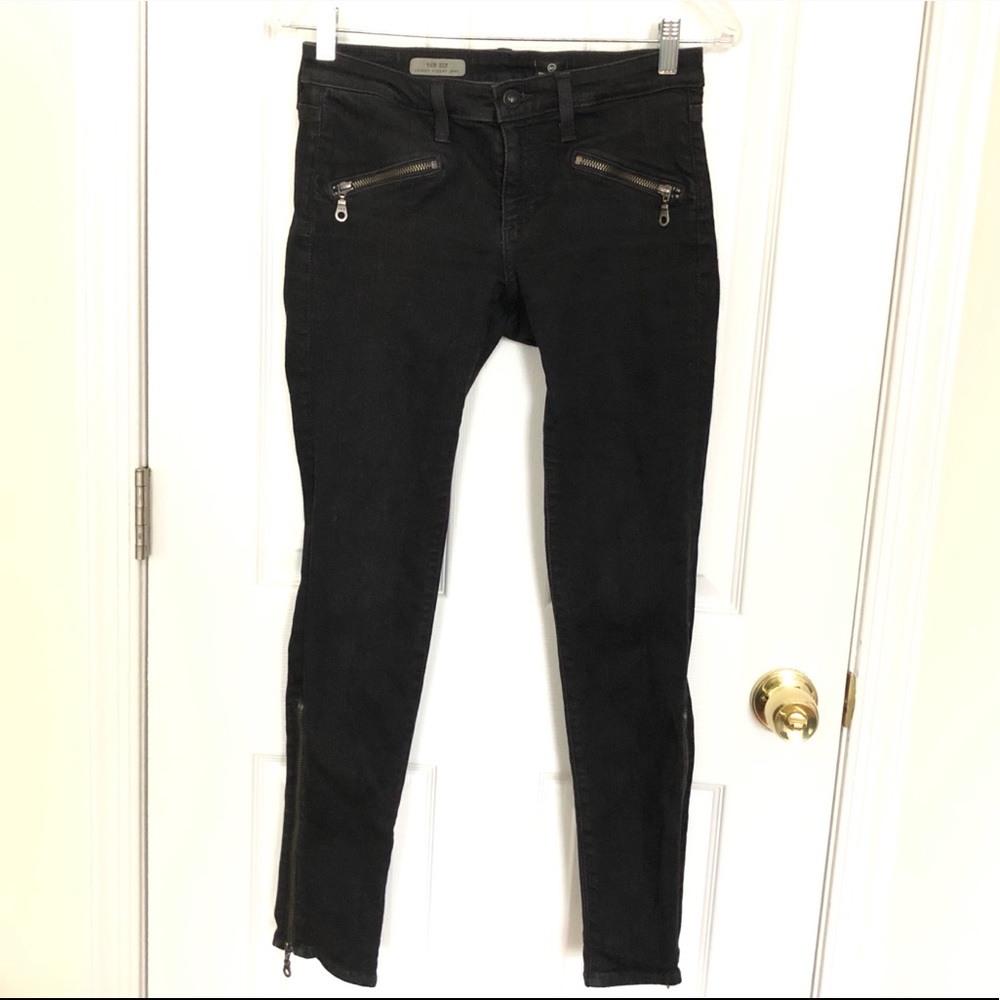 AG Adriano Goldschmied Skinny Zipper Jeans
